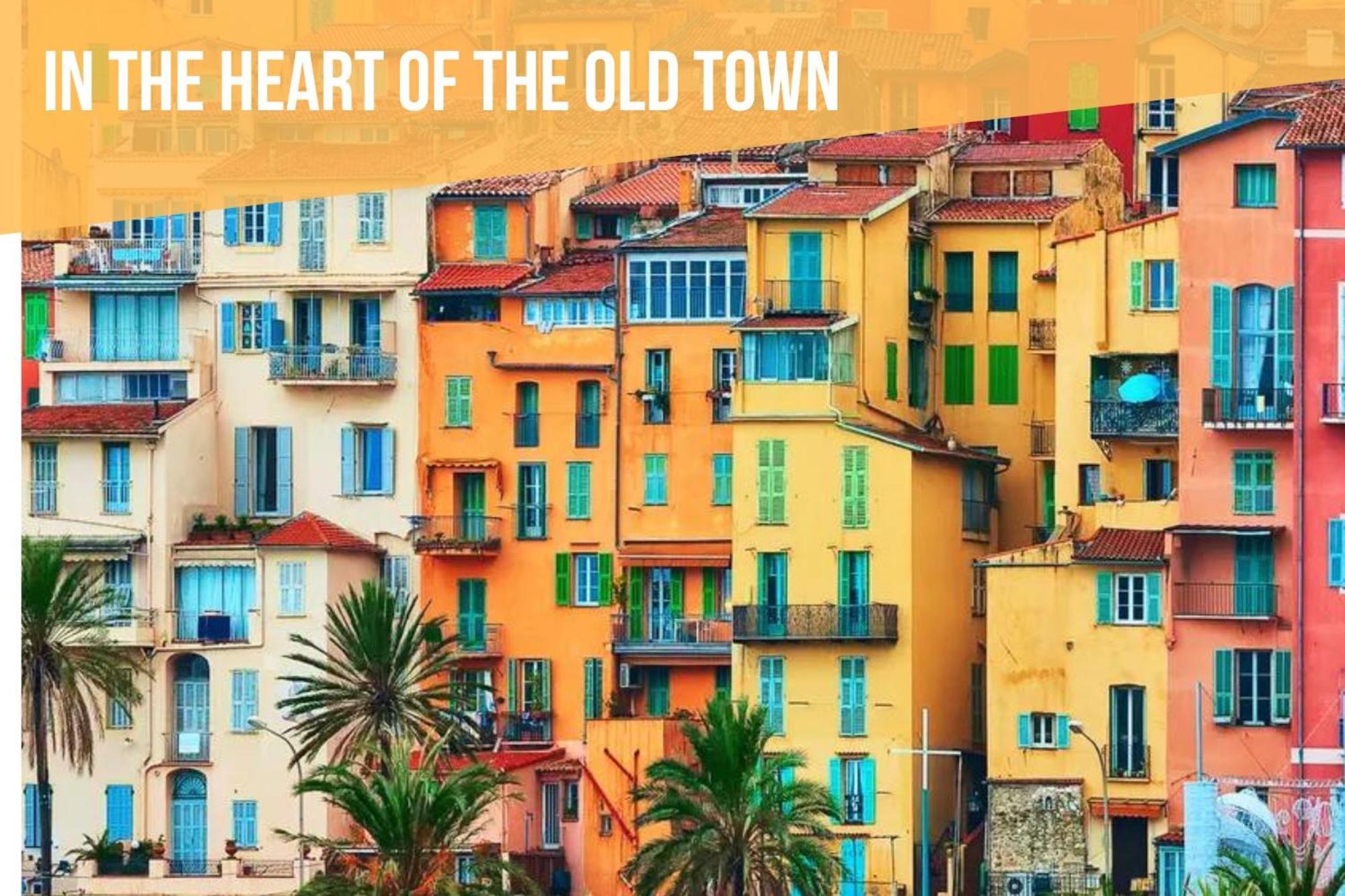 Ou Mentounasc - Duplex Vieille Ville Menton - Free Parking Екстериор снимка