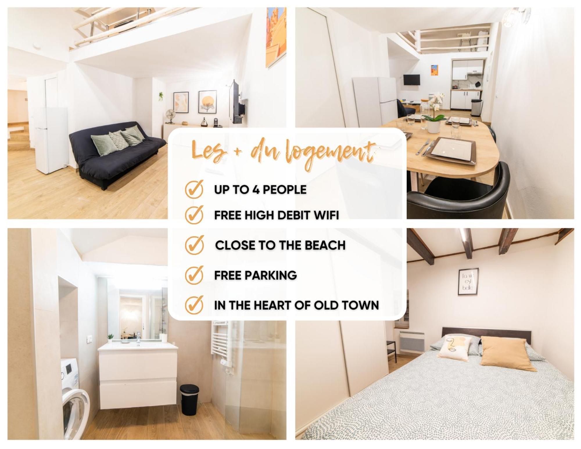 Ou Mentounasc - Duplex Vieille Ville Menton - Free Parking Екстериор снимка